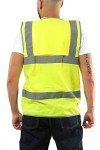 Kolossus Yellow High-Visibility Safety Vest - Medium