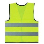 10 Pack Kids Reflective Safety Vests - Neon Green