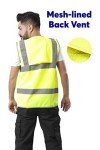 Kolossus Yellow High-Visibility Safety Vest - Medium