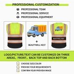 Custom High-Visibility Safety Vest with Pockets