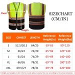 High Visibility Reflective Safety Vest with Pockets