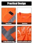 Men's High Visibility Long Sleeve Safety Shirts - 6-Pack