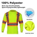 High Visibility Men's Reflective Long Sleeve T-Shirt