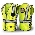 RoadBOSS High Visibility Safety Vest - 11 Pockets