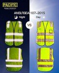 High Visibility Safety Vest with 10 Pockets - Yellow