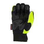 Hi-Vis Lime Waterproof Winter Work Gloves - Large