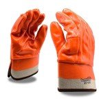 Hi-Vis Orange Cold Weather Safety Gloves - 12-Pack