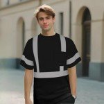Men's Class 3 Hi-Vis Short Sleeve Safety Shirts