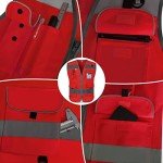 High Visibility Reflective Safety Vest with Pockets