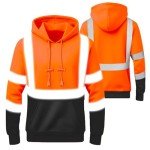 High Visibility Reflective Hoodie for Outdoor Safety