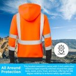 High Visibility Reflective Hoodie for Outdoor Safety