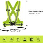 Hi-Vis Reflective Safety Vests - 2 Pack