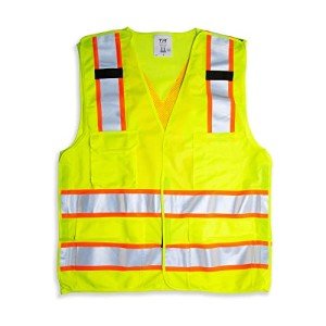 High Visibility 5-Point Safety Vest, Medium