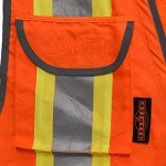 Radians Hi-Viz Orange Class 2 Safety Vest 5X