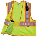 High Visibility Lime Reflective Safety Vest - Small/Medium