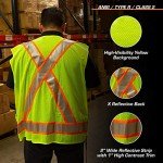 High Visibility 5-Point Safety Vest, Medium