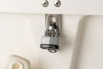 Brinks 40mm Keyed Steel Padlock - Chrome Plated