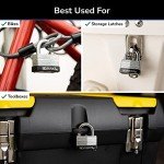 Brinks 40mm Keyed Steel Padlock - Chrome Plated