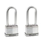 Heavy Duty Outdoor Padlock - 2 Pack Keyed-Alike