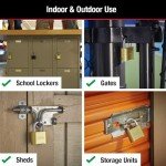 Master Lock Brass Combo Padlock for Outdoor Use