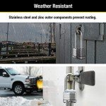 Heavy Duty Outdoor Padlock - 2 Pack Keyed-Alike