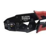 Klein Tools Ratcheting Wire Crimper for 10-22 AWG