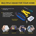 Coax Cable Crimper Kit with Compression Tool
