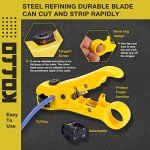 Coax Cable Crimper Kit with Compression Tool