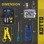 Coax Cable Crimper Kit with Compression Tool