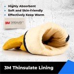 Winter Leather Work Gloves with Thinsulate Lining