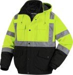 High-Visibility Waterproof Rain Jacket for Men