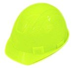 Hi-Vis Green Hard Hat with 4-Point Suspension