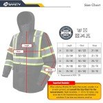 Hi-Vis Waterproof Reflective Rain Jacket and Pants