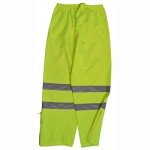 Lime Waterproof Rain Pants - ANSI Class E