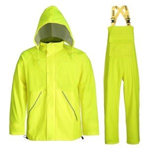Hi-Vis Waterproof Rain Suit for Men and Women