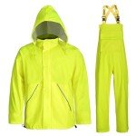 Hi-Vis Waterproof Rain Suit for Men and Women