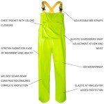 Hi-Vis Waterproof Rain Suit for Men and Women