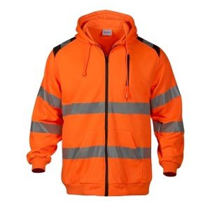 High Visibility Safety Sweatshirt for Men, Orange