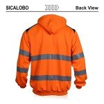 High Visibility Safety Sweatshirt for Men, Orange