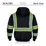 High Visibility Fleece Safety Hoodie for Men