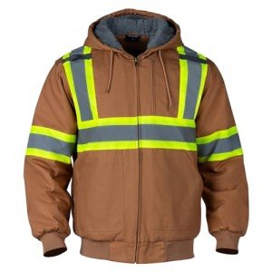 High Visibility Waterproof Work Jacket for Men