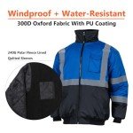 Men's High Visibility Reflective Safety Jacket
