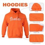 High Visibility Fleece Hoodie for Men - Orange