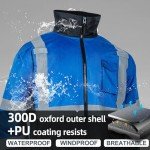 Men's High Visibility Reflective Safety Jacket