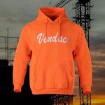 High Visibility Fleece Hoodie for Men - Orange