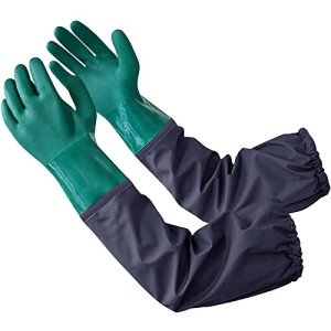 Coopache 25" Waterproof Rubber Arm Gloves - Large