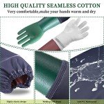 Coopache 25" Waterproof Rubber Arm Gloves - Large