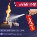 Ougist 620ml Fire Extinguishers - 4 Pack