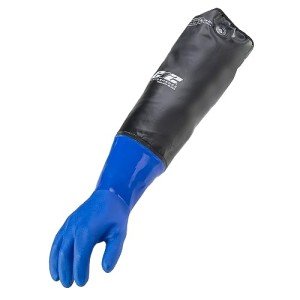 Heavy-Duty PVC Elbow Length Protective Gloves