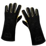 Heat Resistant Long Sleeve BBQ and Grill Gloves